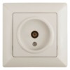 Розетка Intro Solo 4-301-02 ТВ одиночная СП слоновая кость