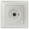 Розетка Intro Solo 4-301-06 ТВ одиночная IP20 СП Solo перламутр