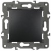 Выключатель 1кл. 10АХ-250В IP20 механизм Elegance антрацит Эра 14-1101-05