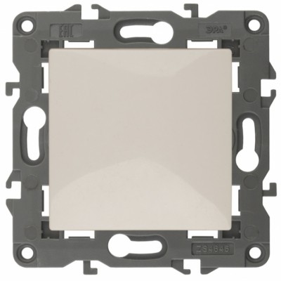 14-1111-02 ЭРА Кнопка, 10АХ-250В, Elegance, слоновая кость