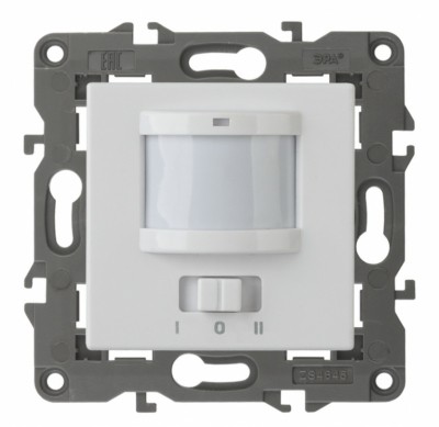 14-4103-01 ЭРА Датчик движения 2-проводной, 180-240В, 200Вт, IP20, Эра Elegance, белый