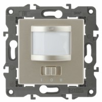 14-4103-04 ЭРА Датчик движения 2-проводной, 180-240В, 200Вт, IP20, Эра Elegance, шампань