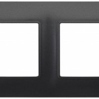 14-5002-05 ЭРА Рамка на 2 поста, Эра Elegance, антрацит