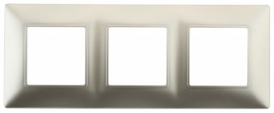 14-5003-04 ЭРА Рамка на 3 поста, Эра Elegance, шампань