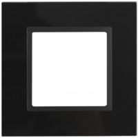 14-5101-05 ЭРА Рамка на 1 пост, стекло, Эра Elegance, чёрный+антр