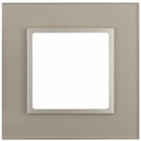 14-5101-04 ЭРА Рамка на 1 пост, стекло, Эра Elegance, шампань+шамп