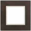 14-5101-31 ЭРА Рамка на 1 пост, стекло, Эра Elegance, мокко+сл.к