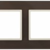 14-5102-31 ЭРА Рамка на 2 поста, стекло, Эра Elegance, мокко+сл.к