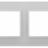 14-5104-01 ЭРА Рамка на 4 поста, стекло, Эра Elegance, белый+бел