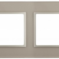 14-5104-04 ЭРА Рамка на 4 поста, стекло, Эра Elegance, шампань+шамп