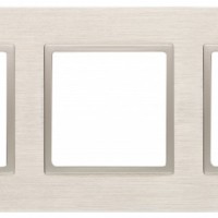 14-5203-04 ЭРА Рамка на 3 поста, металл, Эра Elegance, шампань+шамп