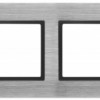14-5204-41 ЭРА Рамка на 4 поста, металл, Эра Elegance, сталь+антр