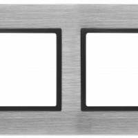 14-5204-41 ЭРА Рамка на 4 поста, металл, Эра Elegance, сталь+антр