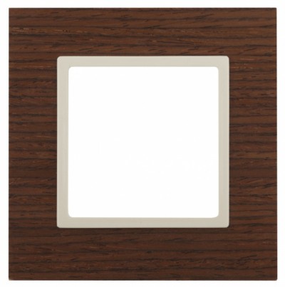 14-5301-09 ЭРА Рамка на 1 пост, дерево, Эра Elegance, дуб+сл.кость