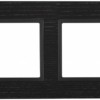 14-5302-05 ЭРА Рамка на 2 поста, дерево, Эра Elegance, чёрн.дерево+антр