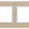 14-5304-01 ЭРА Рамка на 4 поста, дерево, Эра Elegance, белён.дуб-бел