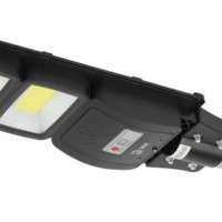 Консольный светильник на солн. бат.  COB  с кронштейном  60W  с датчи. движ.  ПДУ  1100lm 5000К IP65