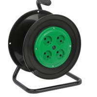 Катушка пластиковая ЭРА RP-4 для подключения провода 4 розетки без заземления