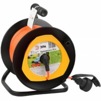 Удлинитель силовой ЭРА RPx-1e-3×1.5-30m на пластиковой катушке с/з 1-м 30м ПВС 3х1.5мм2