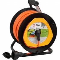 Удлинитель силовой ЭРА RPx-1e-3×1.5-50m на пластиковой катушке с/з 50м 1-м ПВС 3х1.5мм2