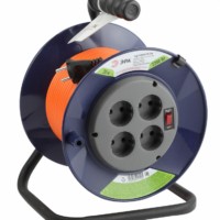 Удлинитель силовой ЭРА RPx-4s-2×1.0-20m на пластиковой катушке б/з 4-м 20м ПВС 2х1мм2