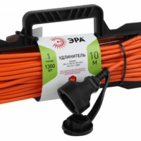 Удлинитель силовой ЭРА UFx-1e-3×0.75-10m на рамке с/з 1-м 10м ПВС 3×0.75мм2