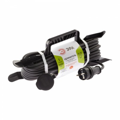 Удлинитель силовой ЭРА UFx-1e-3×1,5-10m-IP44(KG) на рамке с/з 1-м 10 м КГ 3х1.5мм2