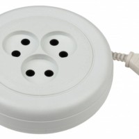 Удлинитель сетевой ЭРА UR-3-5m рулетка б/з 3-м 5м ШВВП 2×0,75мм2 6А