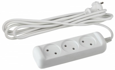 Удлинитель сетевой ЭРА UX-3-3m б/з 3-м 3м ПВС 2×0,75мм2 6А