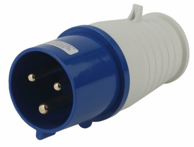 ЭРА Вилка переносная 023 2Р+РЕ 32А 220В IP44