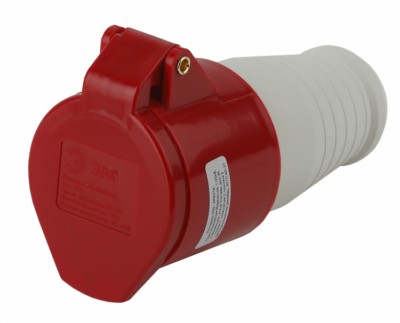 ЭРА Розетка переносная 214 3Р+РЕ 16А 380В IP44