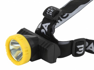 Фонарь светодиодный налобный Налобные GA-802 аккумуляторный мощный яркий 2 режима желто-черный