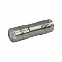 Фонарь светодиодный Трофи TM9-BL ручной на батарейках алюминиевый