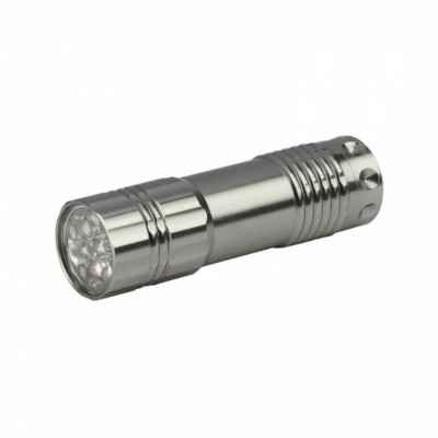 Фонарь светодиодный Трофи TM9-BL ручной на батарейках алюминиевый
