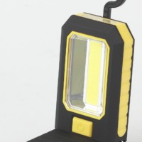 Фонарь светодиодный Рабочие Практик RB-704 ручной на батарейках 2 магнита крючок сгибающийся корпус