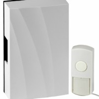 Звонок дверной ЭРА D157 проводной белый 1 мелодия