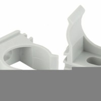 Крепеж-клипса (cерый) для трубы d 40мм