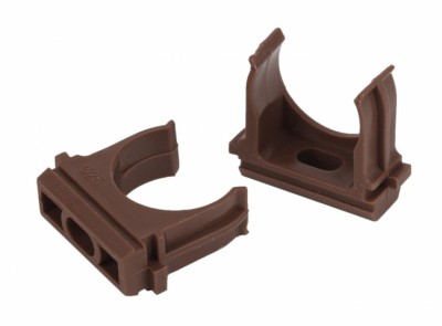 Крепеж-клипса (дуб) для трубы d 16мм (10шт)