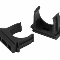 Крепеж-клипса (черный) для трубы d 20мм