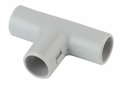 ЭРА Тройник (серый) соединительный для трубы 16мм (10шт)