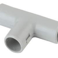 ЭРА Тройник (серый) соединительный для трубы 25мм (10шт)