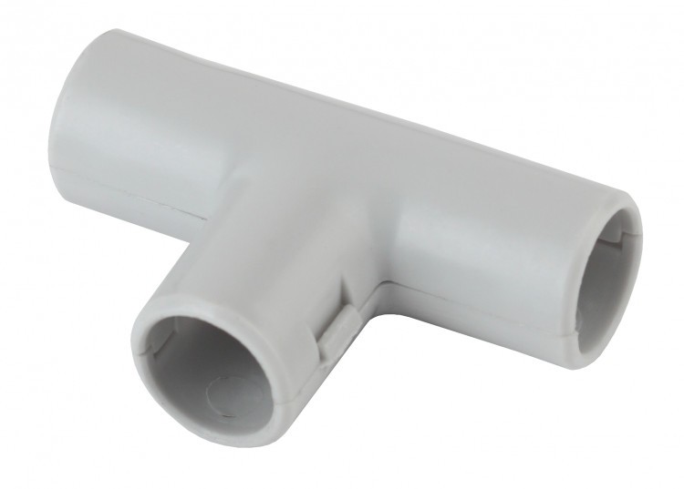 ЭРА Тройник (серый) соединительный для трубы 25мм (10шт)