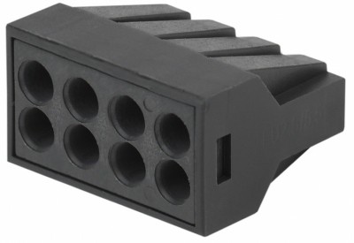 Клемма СМК 2-проводная зажимная с пастой 0,5-2,5мм2 50шт/уп