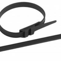 Кабельная стяжка NO-KS0-53 для СИП 9×380 чёрная 100 шт/уп