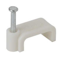 Скоба 5мм плоская пластиковая 50 шт/уп Эра