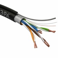 Кабель витая пара F/UTP Cat5e 4x2x24 AWG CU PE + ТРОС OUTDOOR 305 м