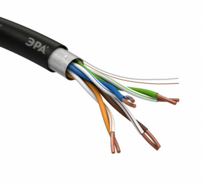 Кабель витая пара SIMPLE F/UTP 4x2x24AWG Cat5e CU PE OUTDOOR 305 м