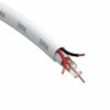 Кабель для аналогового видеонаблюдения КВК-В-2 +2×0,5 мм? бухта 200 метров, белый