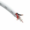 Кабель для аналогового видеонаблюдения КВК-В-2 +2×0,75 мм? бухта 200 метров, белый