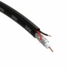 Кабель для аналогового видеонаблюдения ККСП-2×0,5 мм бухта 200 метров, чёрный